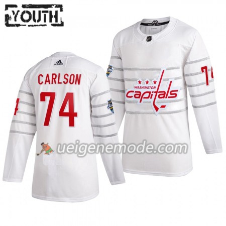 Kinder Washington Capitals Trikot John Carlson 74 Weiß Adidas 2020 NHL All-Star Authentic